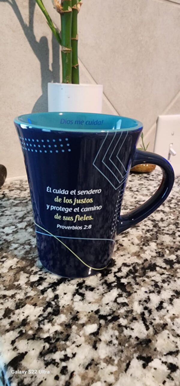 Taza para cafe Mi Vida Esta En Manos De Dios - Imagen 3